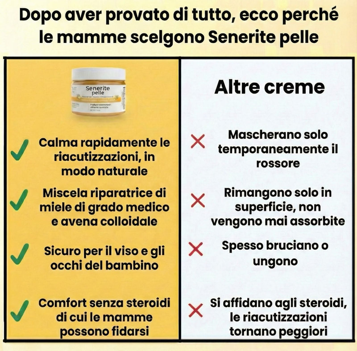 finalmente metti fine ai graffi infiniti del tuo bambino con SeneritePelle