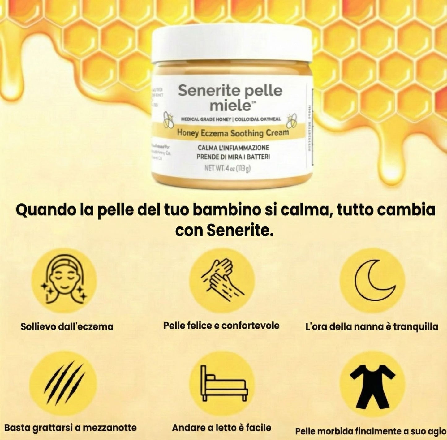 finalmente metti fine ai graffi infiniti del tuo bambino con SeneritePelle